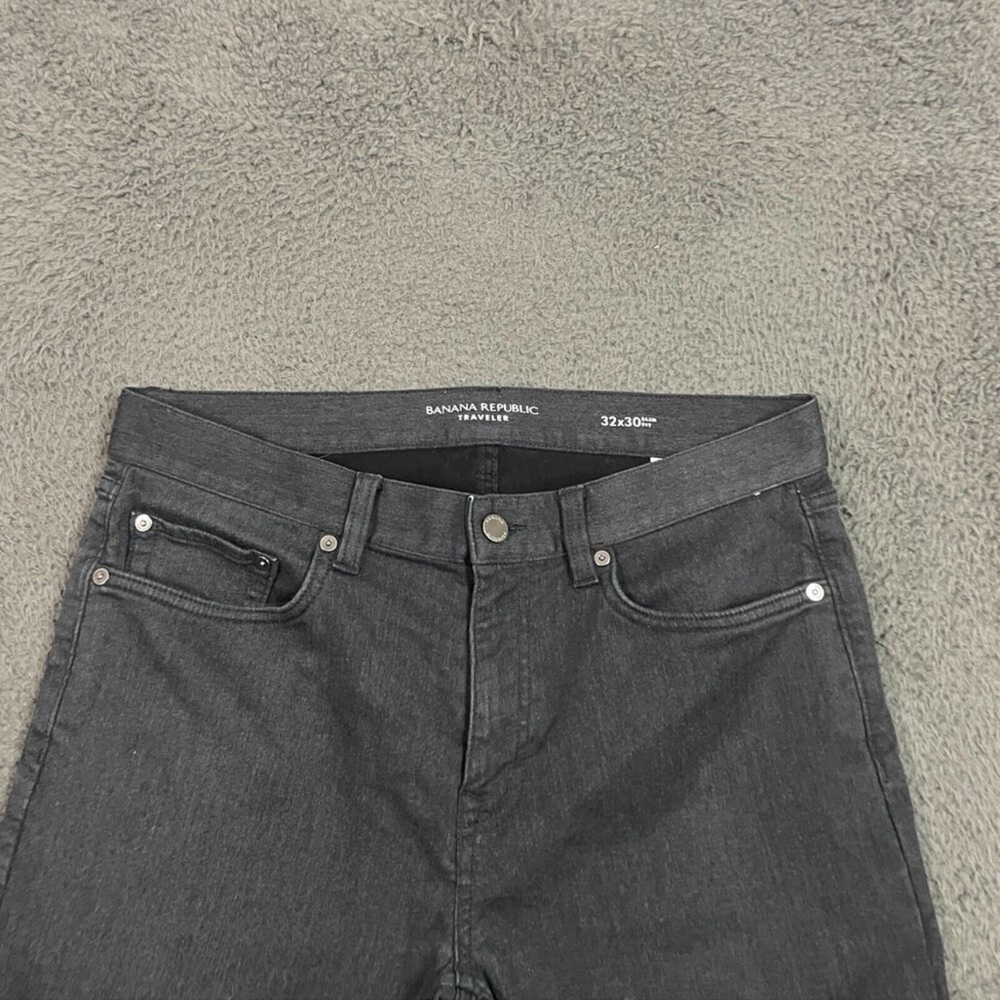 Banana Republic Jeans Mens 32 Gray Traveler Slim Fit Stretch
Casual 32x30